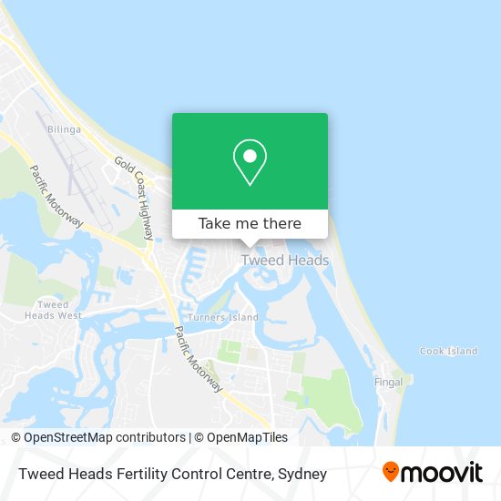 Tweed Heads Fertility Control Centre map