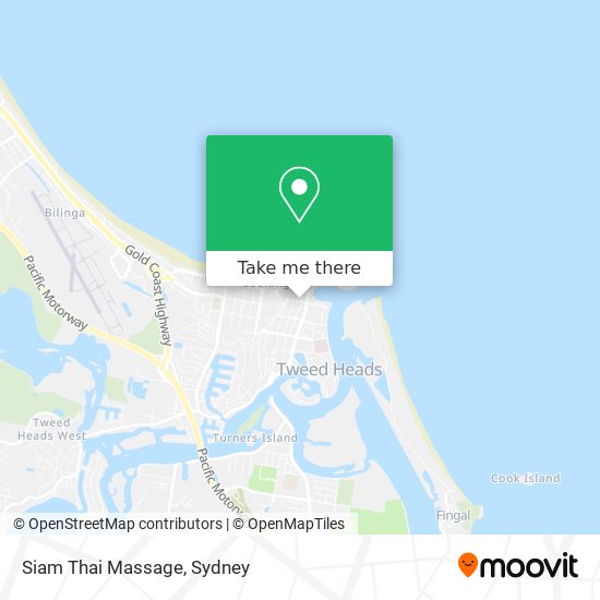 Siam Thai Massage map