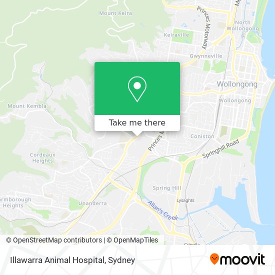 Illawarra Animal Hospital map