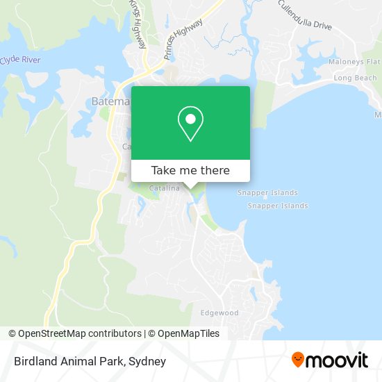 Birdland Animal Park map