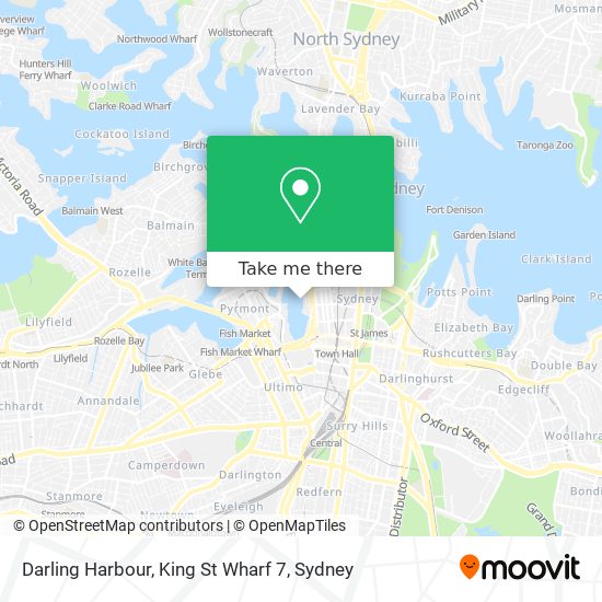 Darling Harbour, King St Wharf 7 map