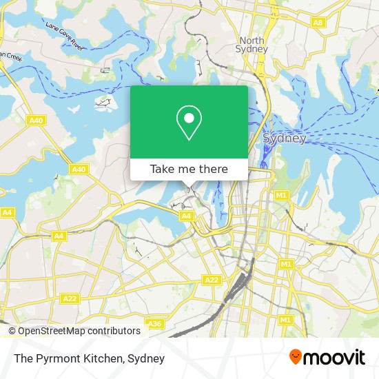 The Pyrmont Kitchen map