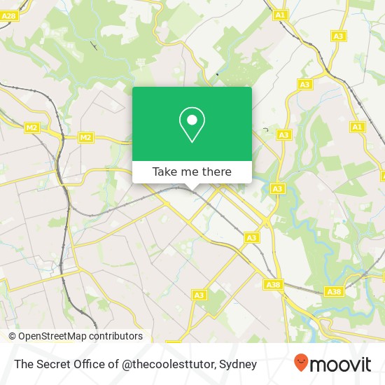 Mapa The Secret Office of @thecoolesttutor