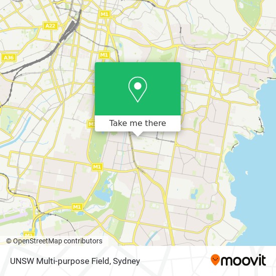 Mapa UNSW Multi-purpose Field