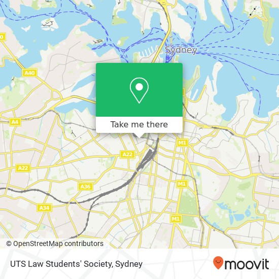 UTS Law Students' Society map