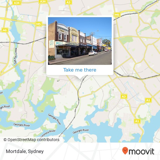 Mortdale map