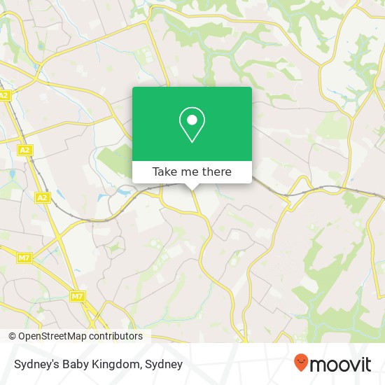 Mapa Sydney's Baby Kingdom