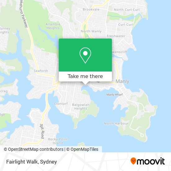 Fairlight Walk map