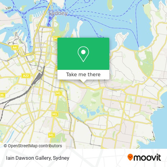 Iain Dawson Gallery map