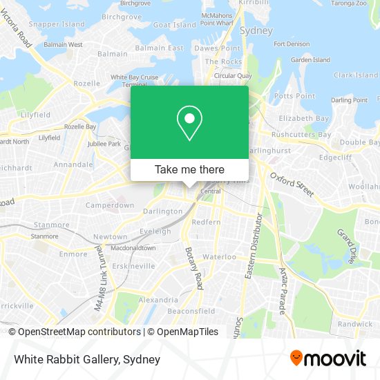White Rabbit Gallery map
