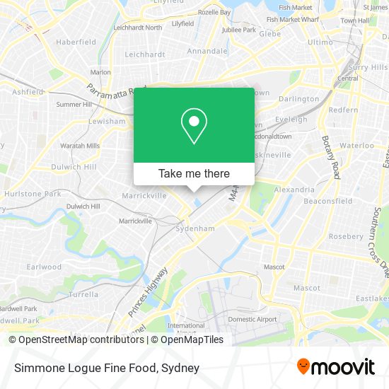 Simmone Logue Fine Food map