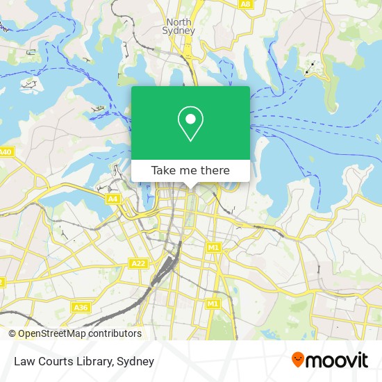 Law Courts Library map