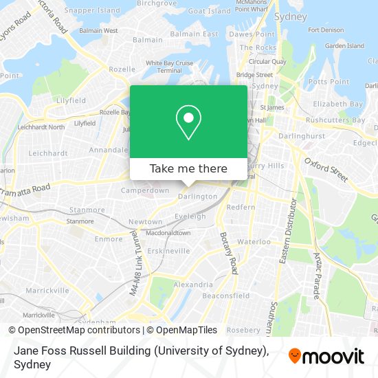 Jane Foss Russell Building (University of Sydney) map