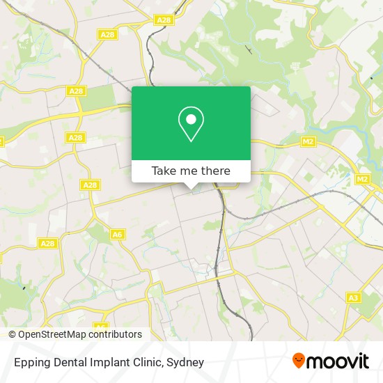 Mapa Epping Dental Implant Clinic