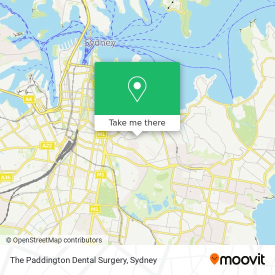 Mapa The Paddington Dental Surgery