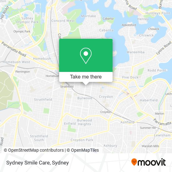 Sydney Smile Care map