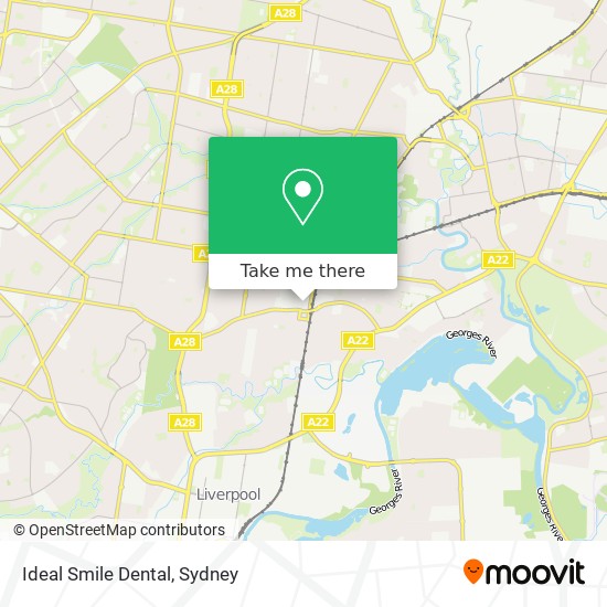 Ideal Smile Dental map