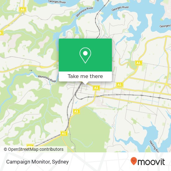 Campaign Monitor map