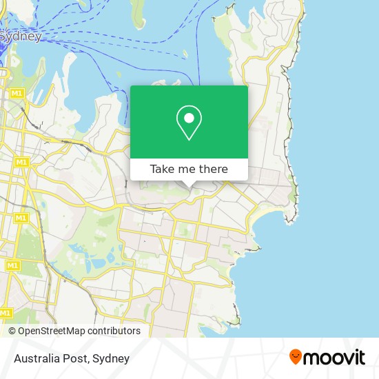 Australia Post map