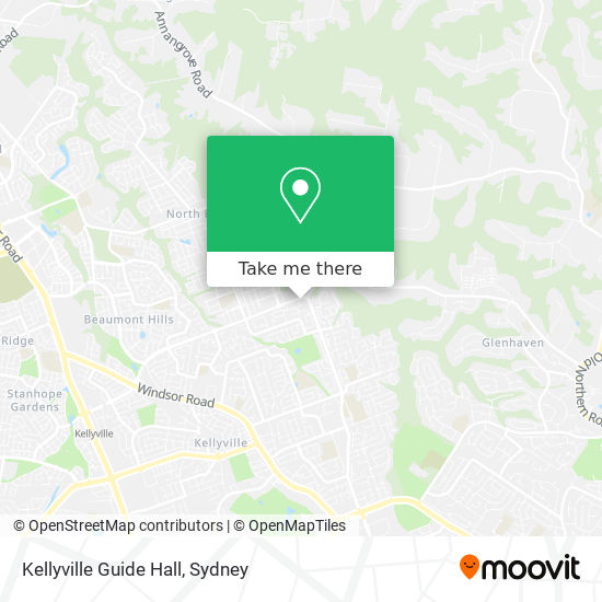 Kellyville Guide Hall map