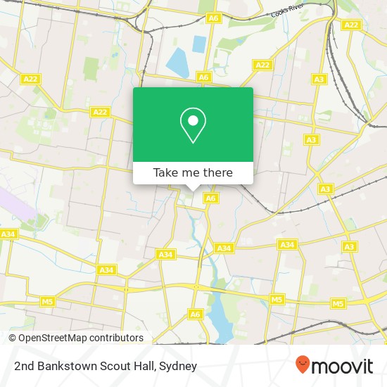 2nd Bankstown Scout Hall map