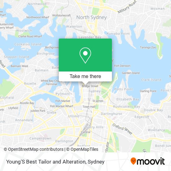 Young'S Best Tailor and Alteration map