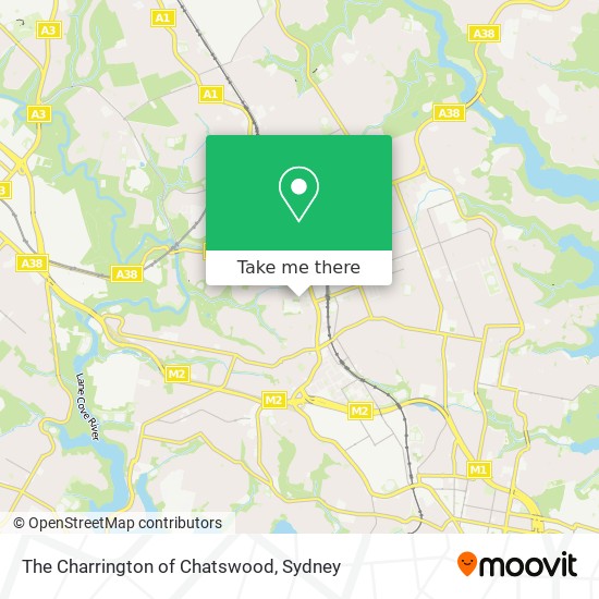 The Charrington of Chatswood map