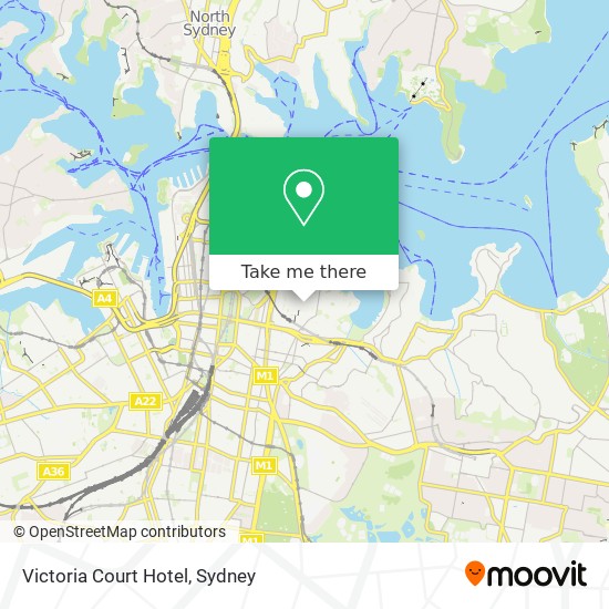 Victoria Court Hotel map