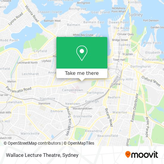 Mapa Wallace Lecture Theatre