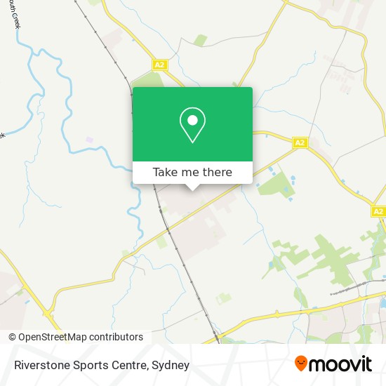 Riverstone Sports Centre map