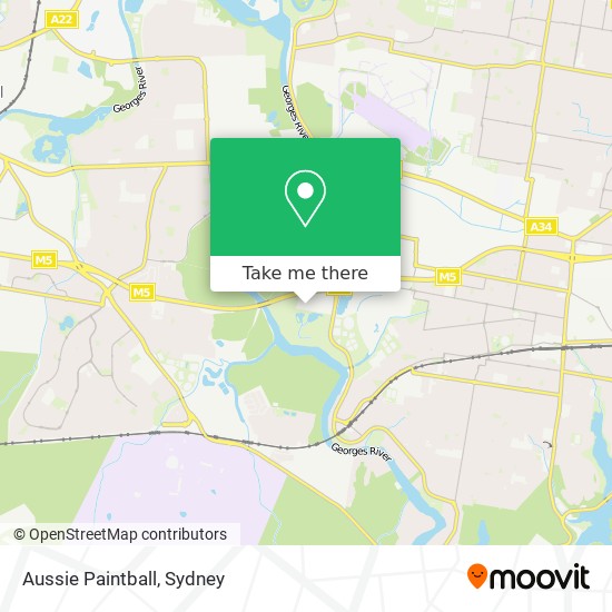 Aussie Paintball map