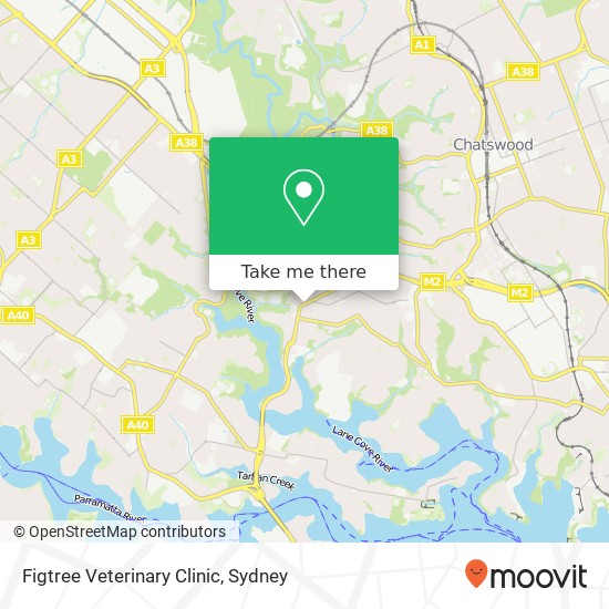 Figtree Veterinary Clinic map