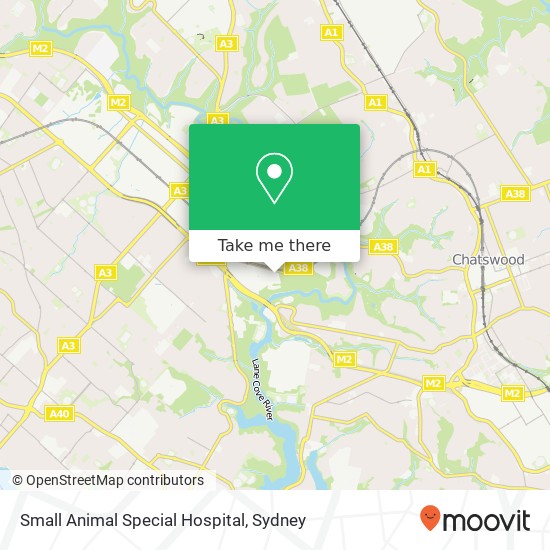 Small Animal Special Hospital map