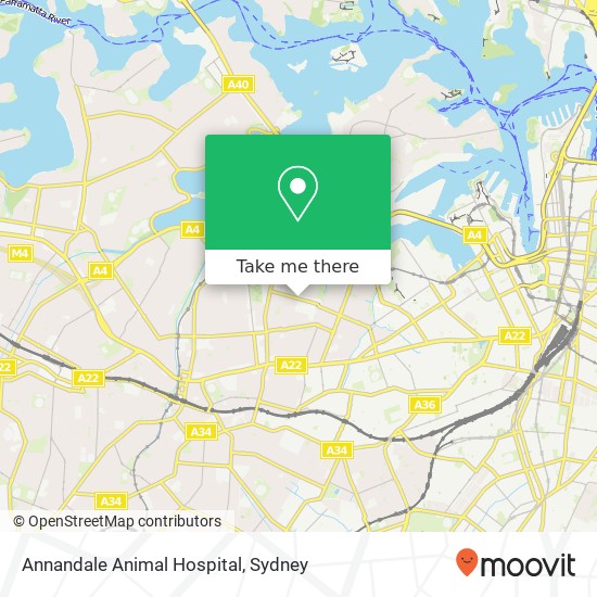 Annandale Animal Hospital map