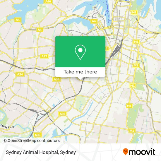 Sydney Animal Hospital map