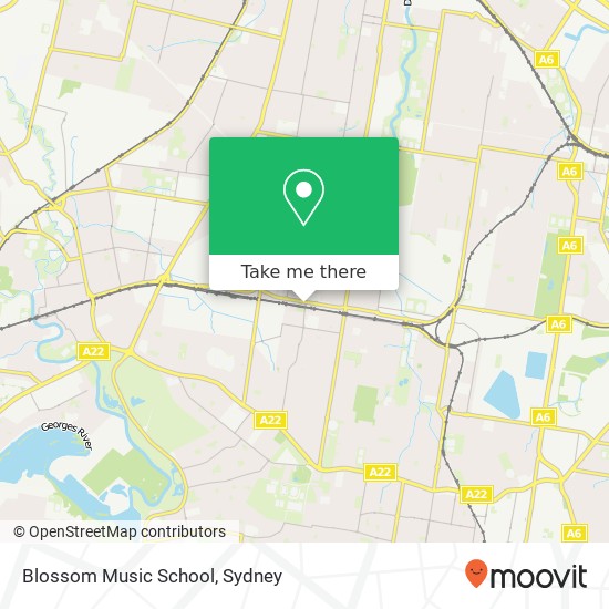 Blossom Music School map