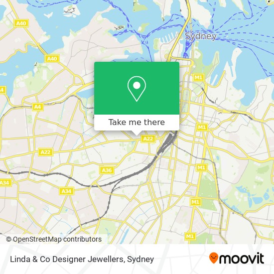 Linda & Co Designer Jewellers map