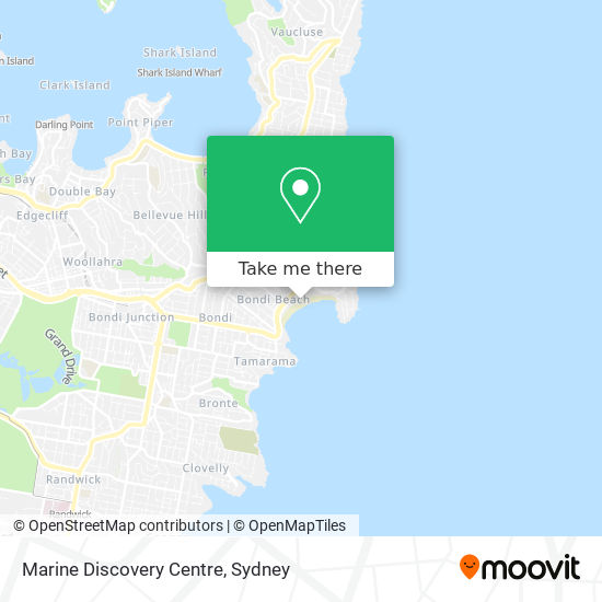 Marine Discovery Centre map