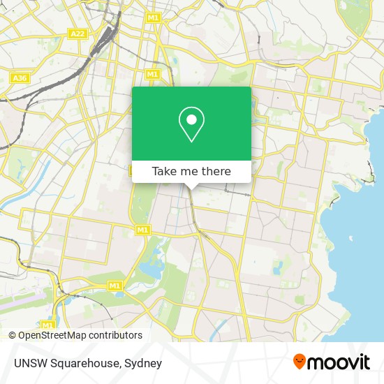 UNSW Squarehouse map