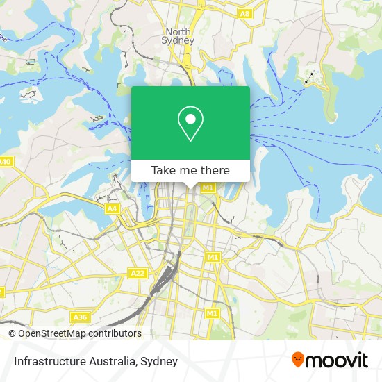 Mapa Infrastructure Australia
