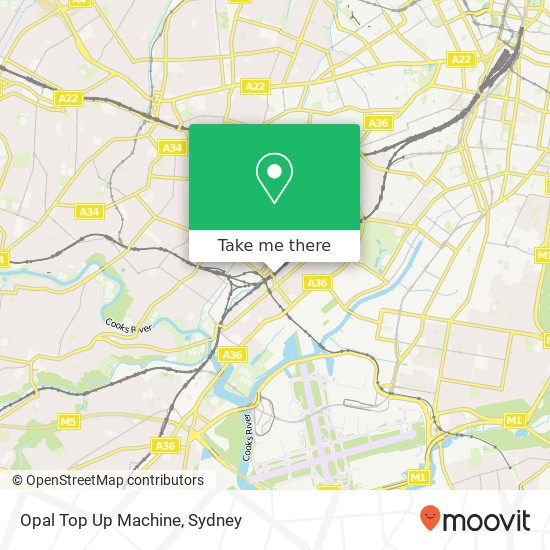 Opal Top Up Machine map