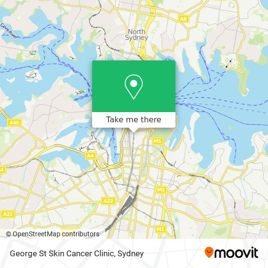 George St Skin Cancer Clinic map