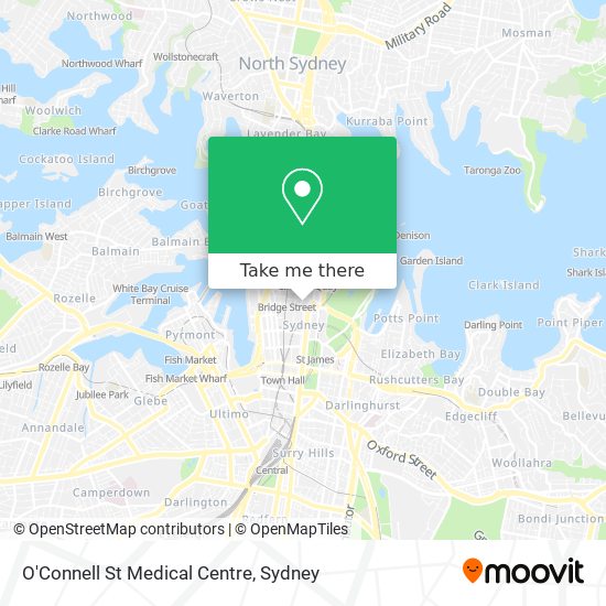O'Connell St Medical Centre map