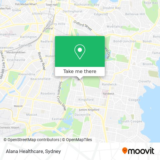 Alana Healthcare map