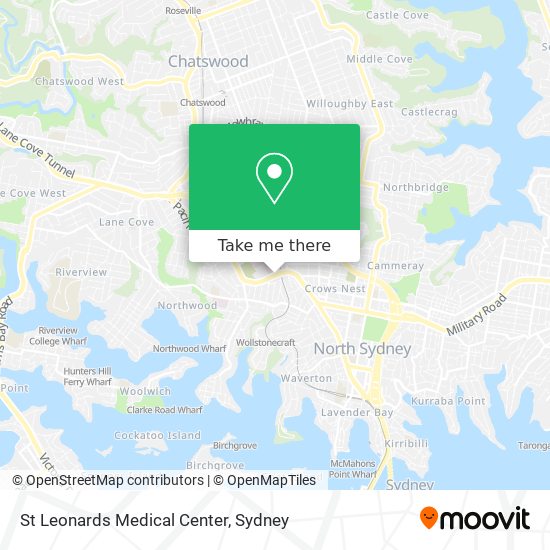 St Leonards Medical Center map