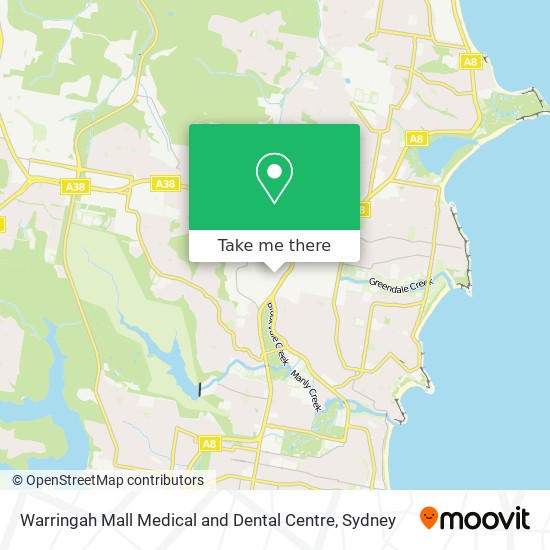 Warringah Mall Medical and Dental Centre map