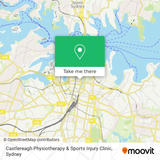 Castlereagh Physiotherapy & Sports Injury Clinic map