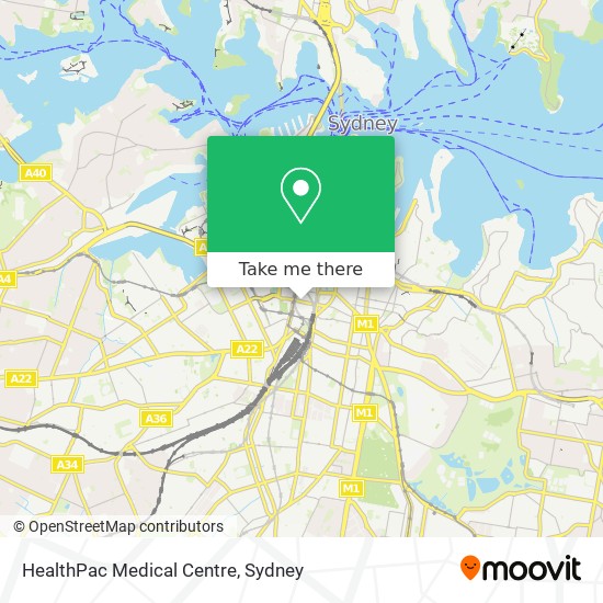 Mapa HealthPac Medical Centre