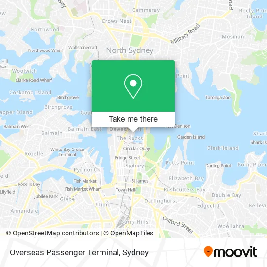 Overseas Passenger Terminal map