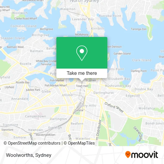 Woolworths map